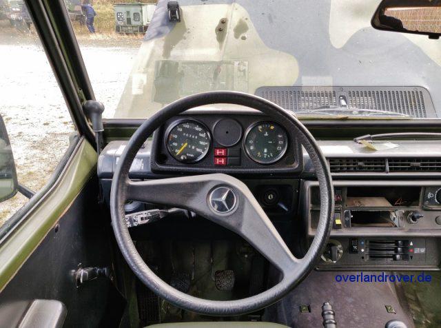 Amaturen Mercedes 250 GD - Der Kilometerzähler ist mindestens schon einmal überderdreht