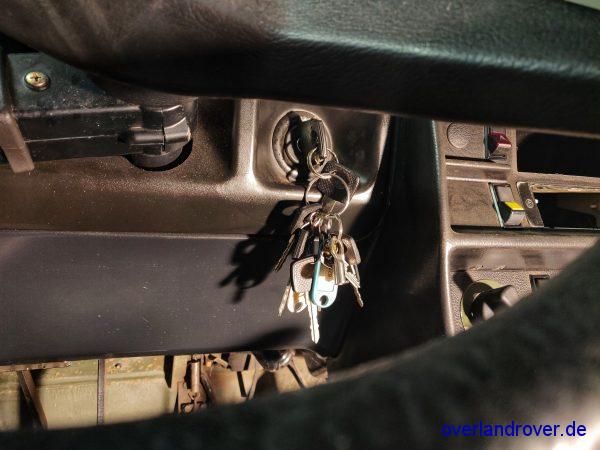 Zu jedem Bundeswehr-Fahrzeug gehört einer dicker Schlüsselbund